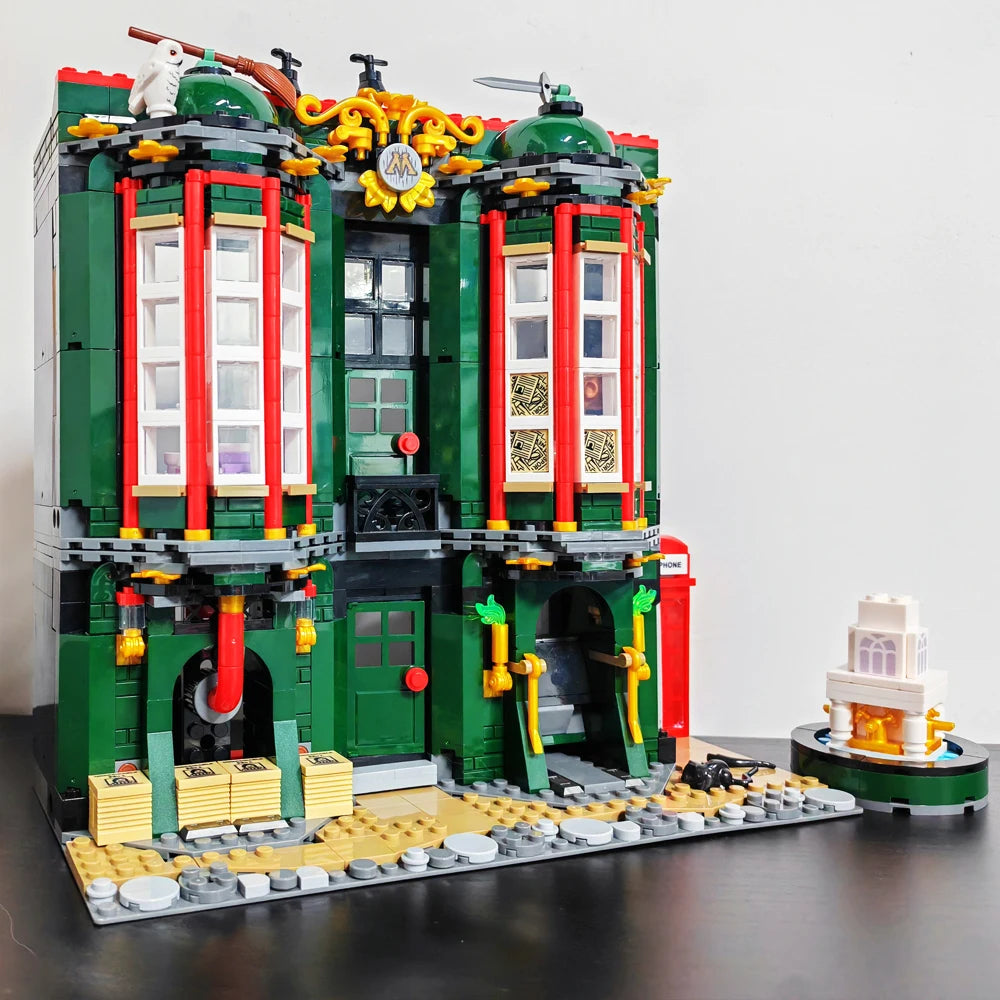 Jiestar JJ9013 Magic World Creative Expert The Ministry of Magic Brick Building Blocks harry 1056pcs Toys Gifts 76403