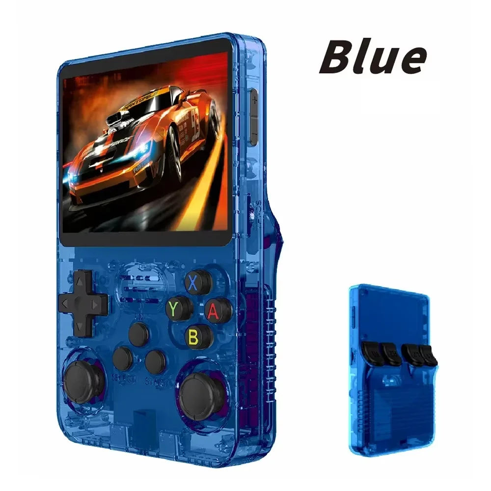 R36S Retro Handheld Video Game Console Linux System 3.5 Inch IPS Screen R35s Plus Portable Pocket Video Player 64GB 128GB