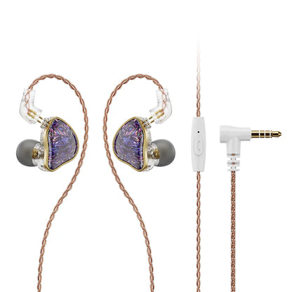 NICEHCK DB2 Microphone HiFi Music Earphone 1DD+1BA Hybrid Dual Driver In Ear Earbud Monitor Detachable 0.78 2Pin Connector IEM
