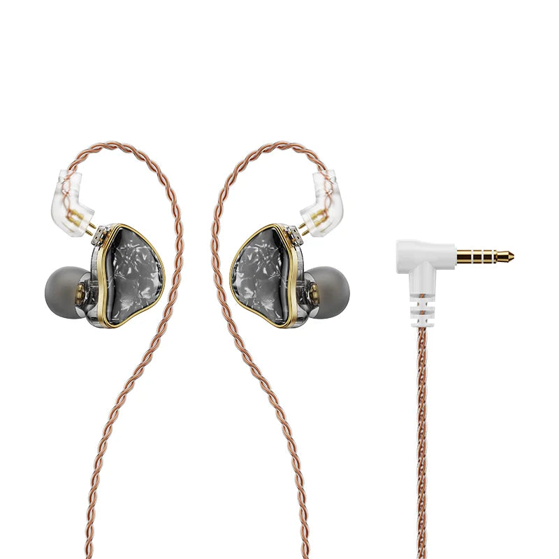 NICEHCK DB2 Microphone HiFi Music Earphone 1DD+1BA Hybrid Dual Driver In Ear Earbud Monitor Detachable 0.78 2Pin Connector IEM