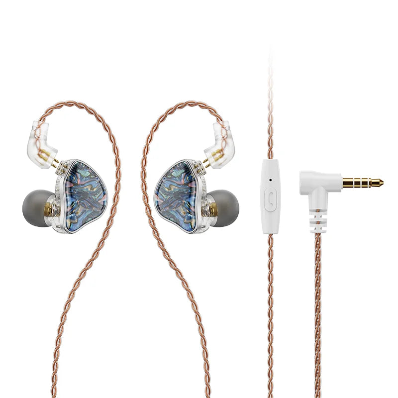 NICEHCK DB2 Microphone HiFi Music Earphone 1DD+1BA Hybrid Dual Driver In Ear Earbud Monitor Detachable 0.78 2Pin Connector IEM