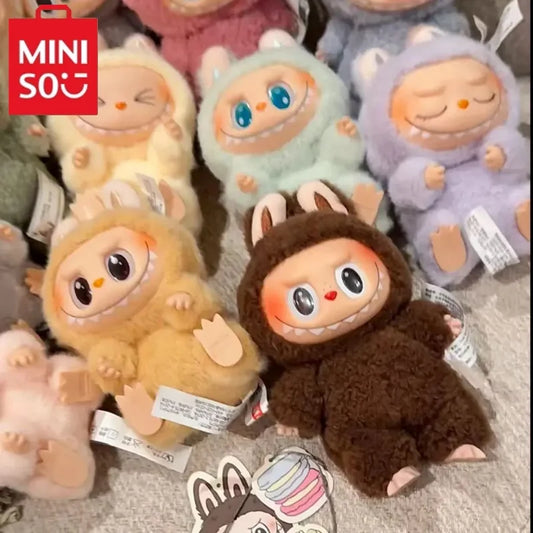 Miniso Enchanted Forest Blind Box Limited Anime PVC V2 Labufu Doll Charming Monster Keychain Gift Choice for Friends and Family